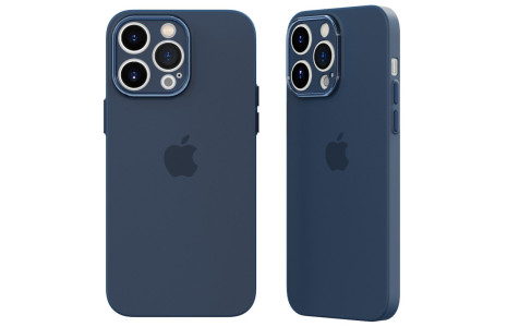 Newface iPhone 14 Pro Max Kılıf Puma Silikon - Mavi