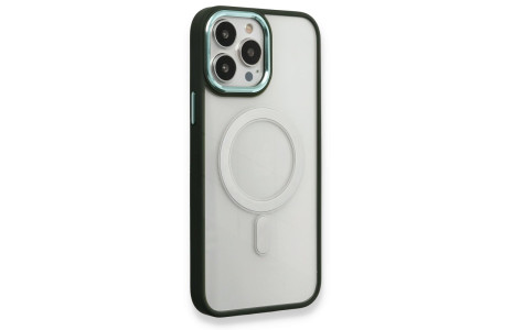 Newface iPhone 14 Pro Max Kılıf Room Magneticsafe Silikon - Köknar Yeşili