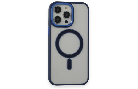 Newface iPhone 14 Pro Max Kılıf Room Magneticsafe Silikon - Lacivert