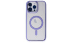 Newface iPhone 14 Pro Max Kılıf Room Magneticsafe Silikon - Lila