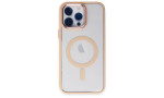 Newface iPhone 14 Pro Max Kılıf Room Magneticsafe Silikon - Pudra