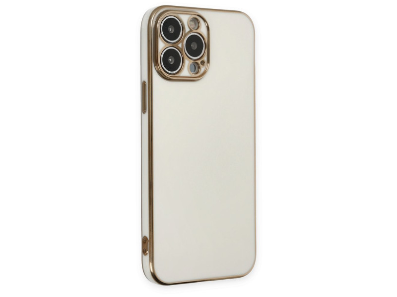 Newface iPhone 14 Pro Max Kılıf Volet Silikon - Beyaz