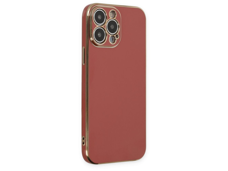 Newface iPhone 14 Pro Max Kılıf Volet Silikon - Kırmızı