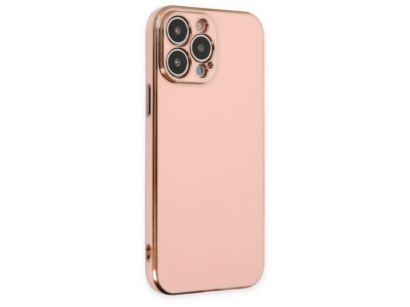 Newface iPhone 14 Pro Max Kılıf Volet Silikon - Pembe