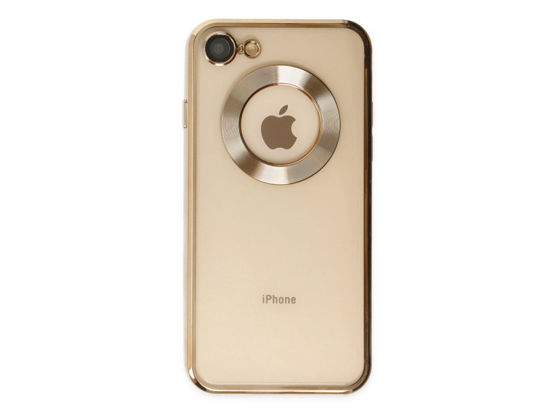 Newface iPhone 7 Kılıf Slot Silikon - Gold