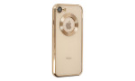 Newface iPhone 7 Kılıf Slot Silikon - Gold