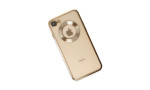 Newface iPhone 7 Kılıf Slot Silikon - Gold