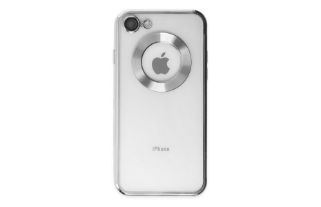 Newface iPhone 7 Kılıf Slot Silikon - Gümüş