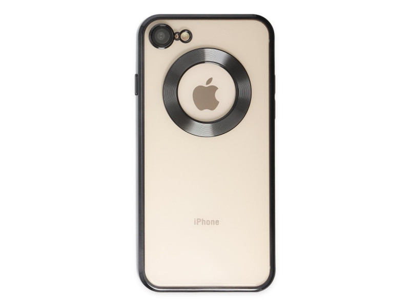 Newface iPhone 7 Kılıf Slot Silikon - Siyah
