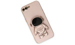 Newface iPhone 7 Plus Kılıf Aston Stand Silikon - Pembe