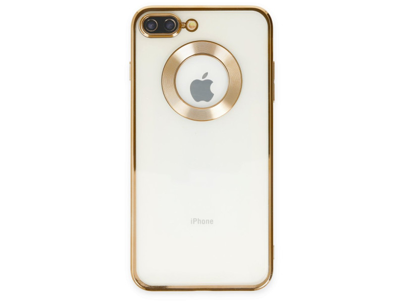 Newface iPhone 7 Plus Kılıf Slot Silikon - Gold