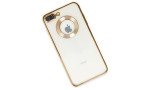 Newface iPhone 7 Plus Kılıf Slot Silikon - Gold