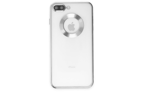 Newface iPhone 7 Plus Kılıf Slot Silikon - Gümüş