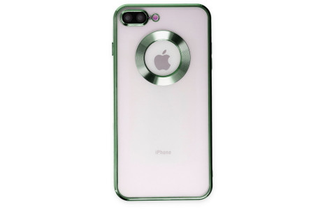 Newface iPhone 7 Plus Kılıf Slot Silikon - Köknar Yeşili