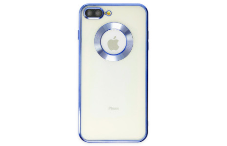 Newface iPhone 7 Plus Kılıf Slot Silikon - Mavi