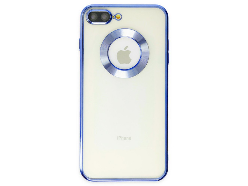 Newface iPhone 7 Plus Kılıf Slot Silikon - Mavi