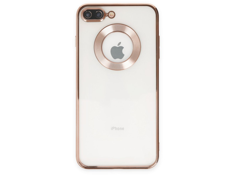 Newface iPhone 7 Plus Kılıf Slot Silikon - Rose Gold