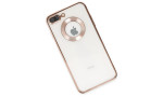 Newface iPhone 7 Plus Kılıf Slot Silikon - Rose Gold