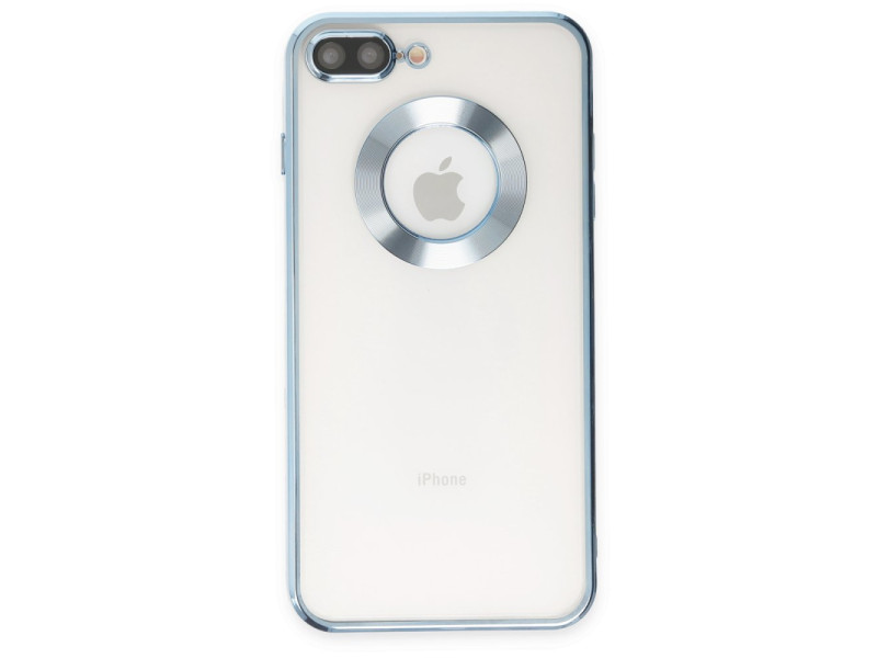 Newface iPhone 7 Plus Kılıf Slot Silikon - Sierra Blue
