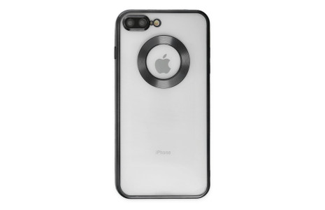 Newface iPhone 7 Plus Kılıf Slot Silikon - Siyah