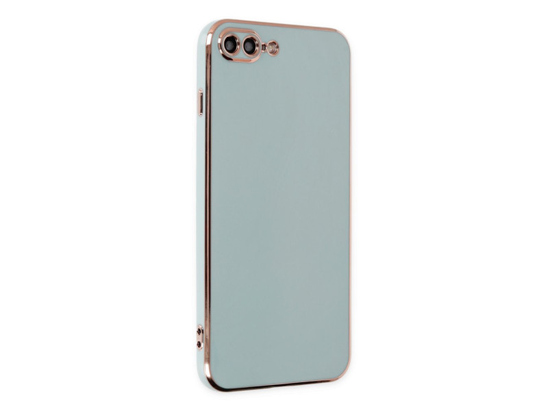 Newface iPhone 7 Plus Kılıf Volet Silikon - Açık Yeşil