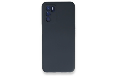 Newface Oppo A55 Kılıf Nano içi Kadife Silikon - Lacivert