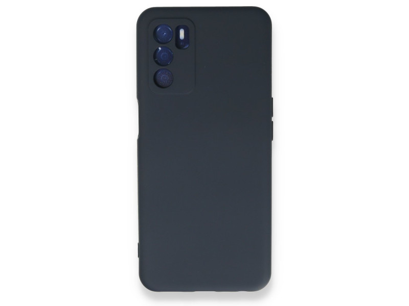 Newface Oppo A55 Kılıf Nano içi Kadife Silikon - Lacivert