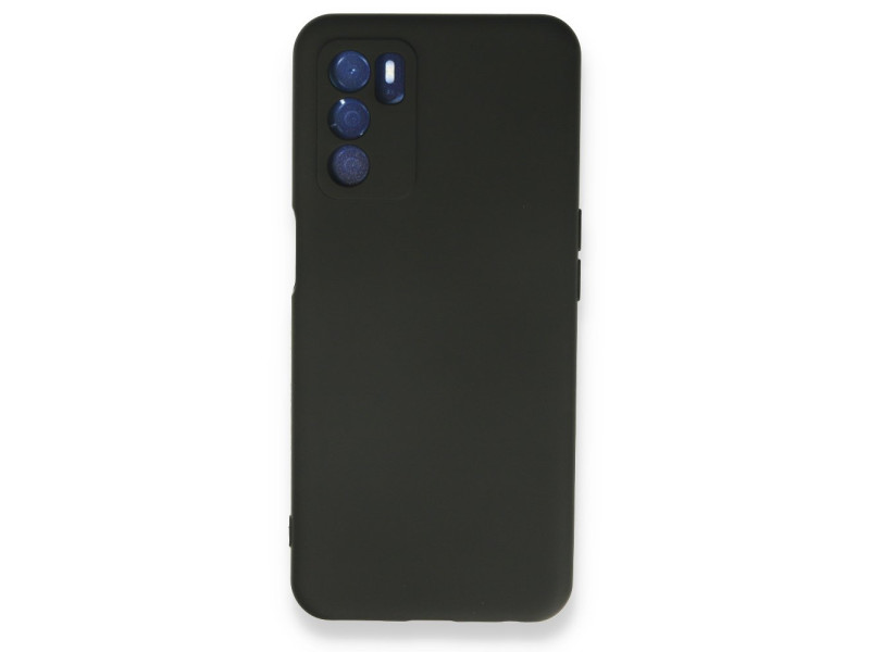 Newface Oppo A55 Kılıf Nano içi Kadife Silikon - Siyah