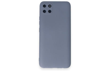 Newface Realme C11 Kılıf Nano içi Kadife Silikon - Gri