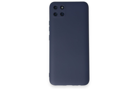 Newface Realme C11 Kılıf Nano içi Kadife Silikon - Lacivert