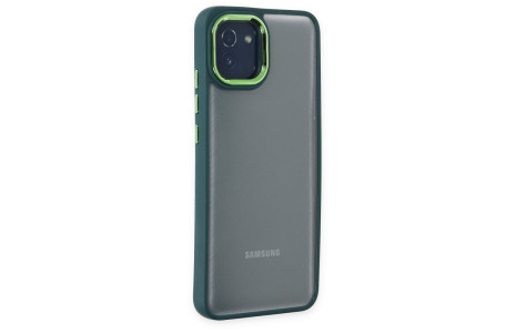 Newface Samsung Galaxy A03 Kılıf Dora Kapak - Haki Yeşil