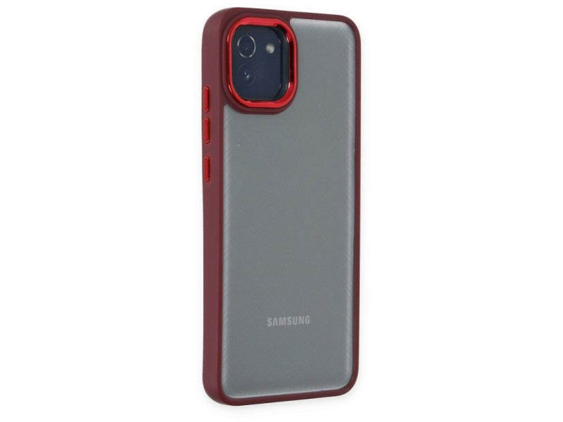Newface Samsung Galaxy A03 Kılıf Dora Kapak - Kırmızı