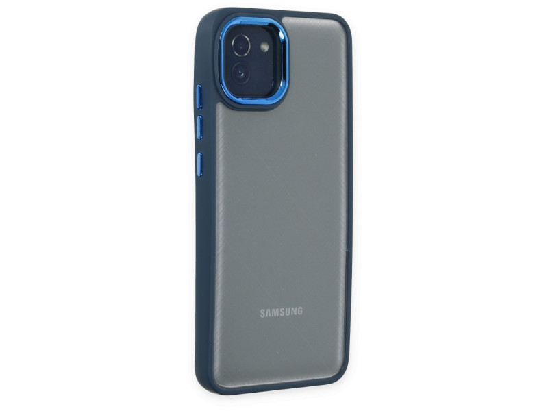 Newface Samsung Galaxy A03 Kılıf Dora Kapak - Mavi