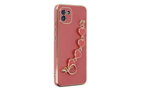 Newface Samsung Galaxy A03 Kılıf Esila Silikon - Kırmızı