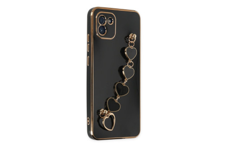 Newface Samsung Galaxy A03 Kılıf Esila Silikon - Siyah