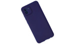 Newface Samsung Galaxy A03 Kılıf First Silikon - Koyu Mavi