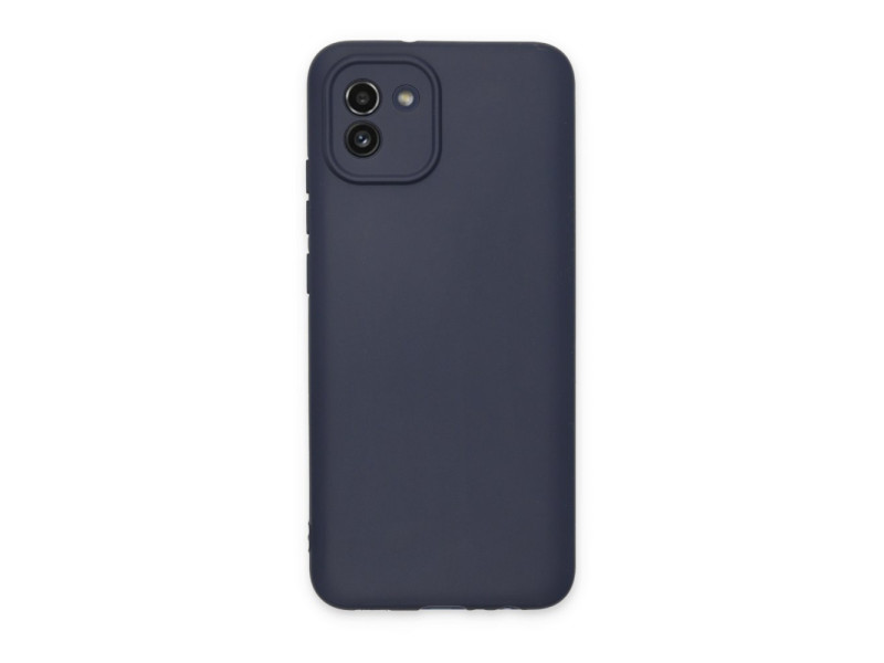 Newface Samsung Galaxy A03 Kılıf First Silikon - Lacivert