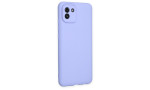 Newface Samsung Galaxy A03 Kılıf First Silikon - Lila