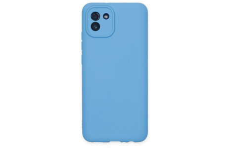 Newface Samsung Galaxy A03 Kılıf First Silikon - Mavi