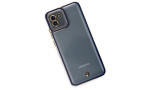 Newface Samsung Galaxy A03 Kılıf Liva Lens Silikon - Mavi