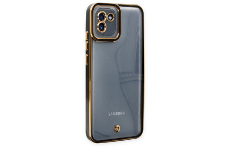 Newface Samsung Galaxy A03 Kılıf Liva Lens Silikon - Siyah
