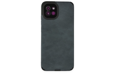 Newface Samsung Galaxy A03 Kılıf Loop Deri Silikon - Lacivert