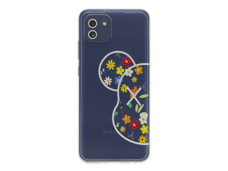 Newface Samsung Galaxy A03 Kılıf Lucky Silikon - Lucky 5