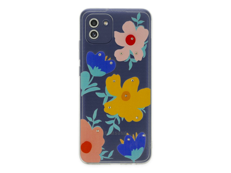 Newface Samsung Galaxy A03 Kılıf Lucky Silikon - Lucky 7