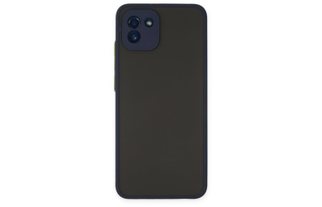 Newface Samsung Galaxy A03 Kılıf Montreal Silikon Kapak - Lacivert