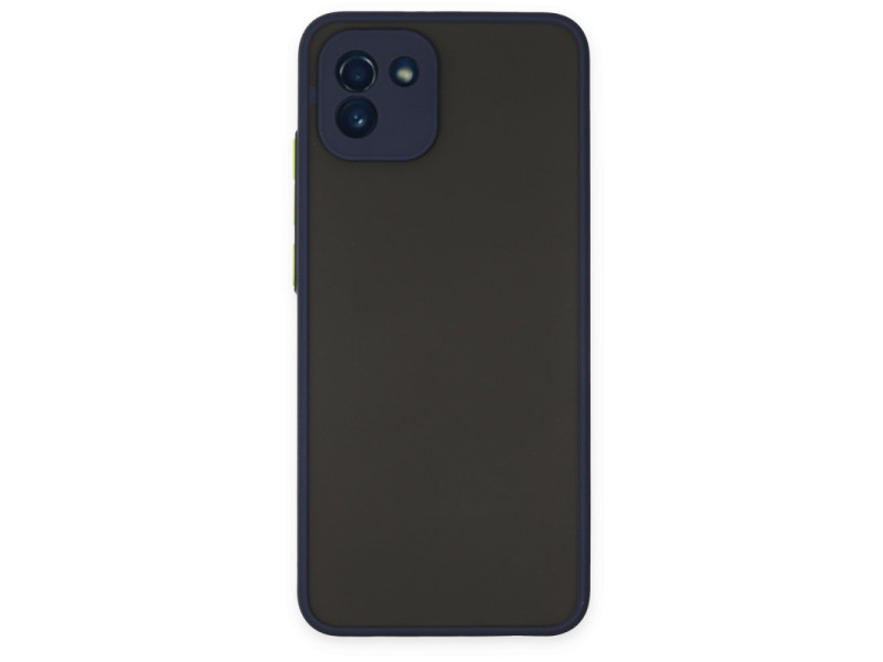 Newface Samsung Galaxy A03 Kılıf Montreal Silikon Kapak - Lacivert