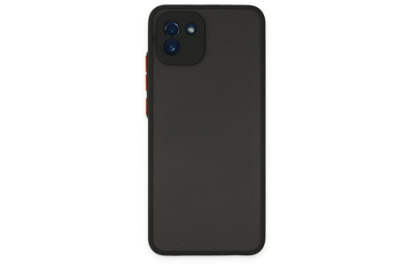 Newface Samsung Galaxy A03 Kılıf Montreal Silikon Kapak - Siyah