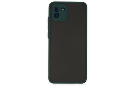 Newface Samsung Galaxy A03 Kılıf Montreal Silikon Kapak - Yeşil