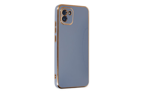 Newface Samsung Galaxy A03 Kılıf Volet Silikon - Mavi