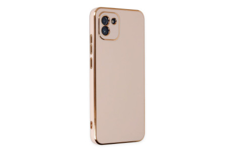 Newface Samsung Galaxy A03 Kılıf Volet Silikon - Pembe